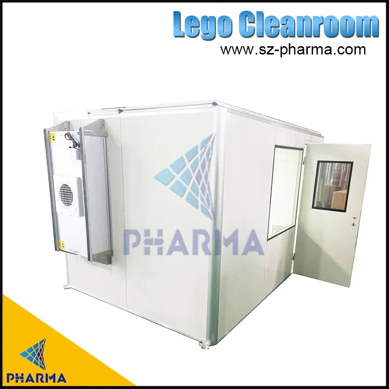 ISO 7 Horizontal laminar flow mini modular clean room for laboratory