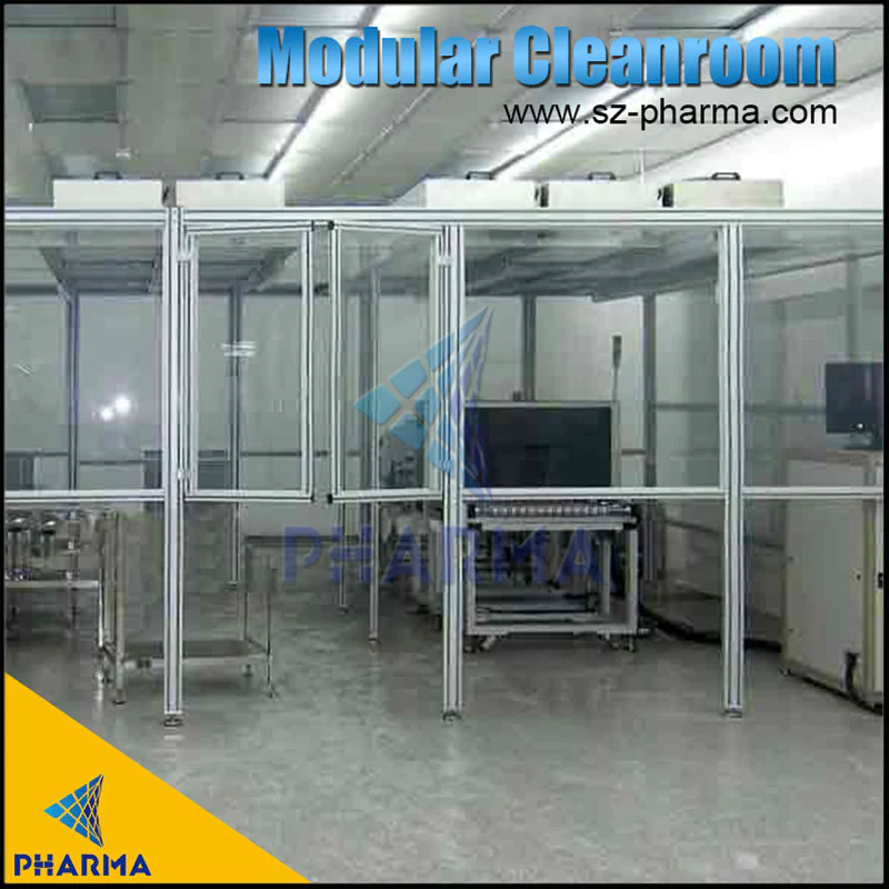 Electronics Factory Class 100 Modular Cleanroom Customized Portable