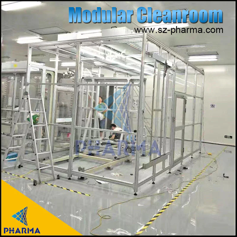 glass wall cleanroom tent soft PVC wall clean room