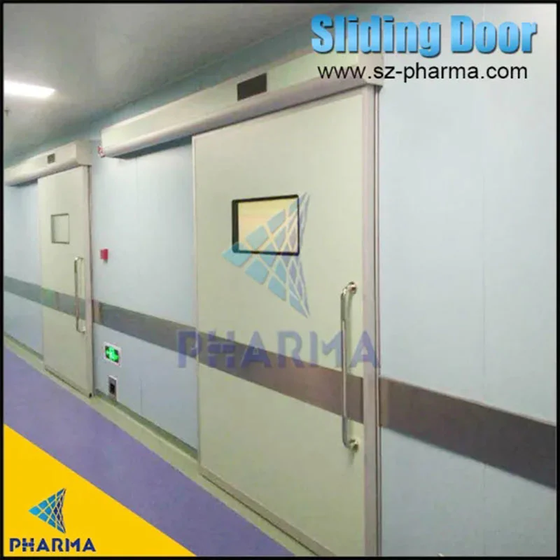 Industrial automatic manual sliding hospital room door