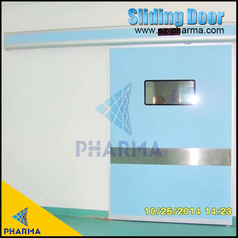 Industrial automatic manual sliding hospital room door