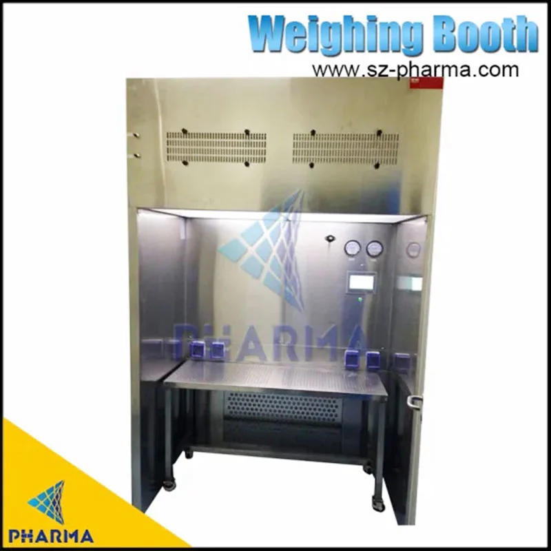 SS304 Nagative Pressure Laminar flow Weighing Booth,Dispensing Booth