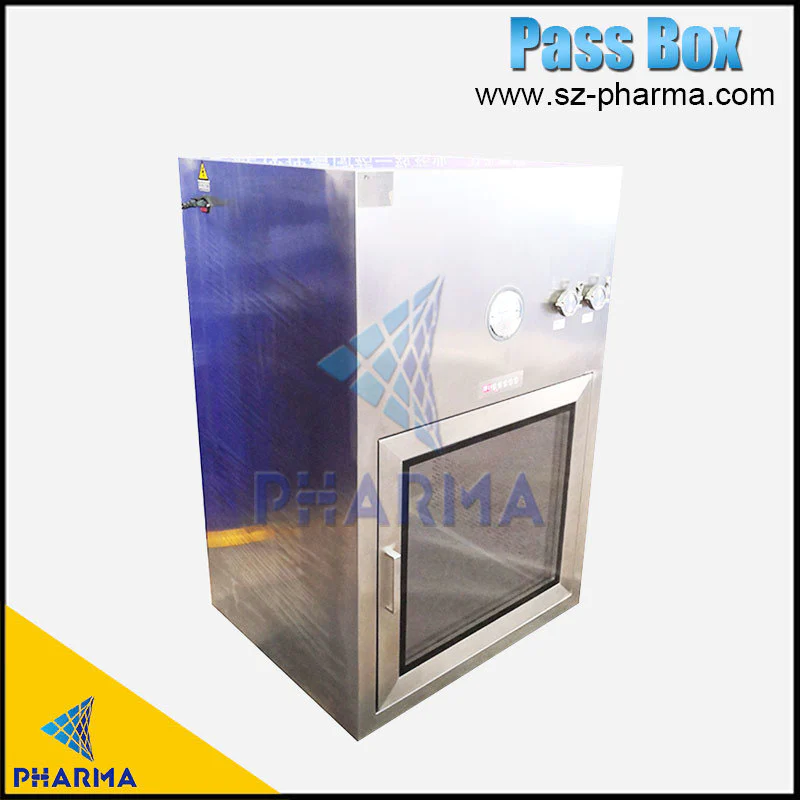 Air shower cleanroom pass box, Cleanroom pass through box