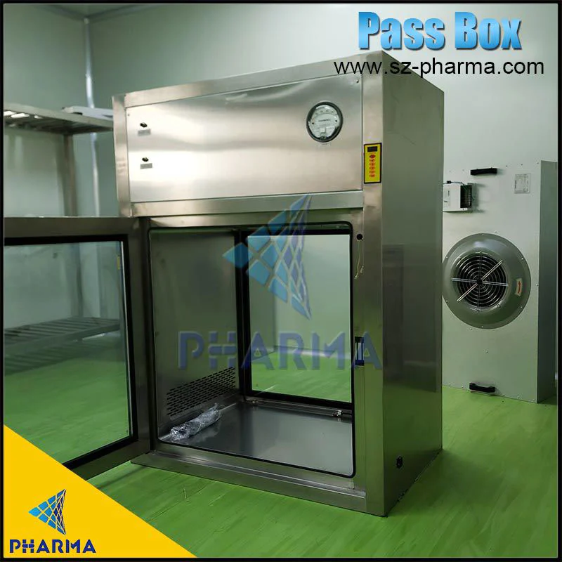 Static pharma gmp pass box,Stainless Steel Pass Box for Hospital