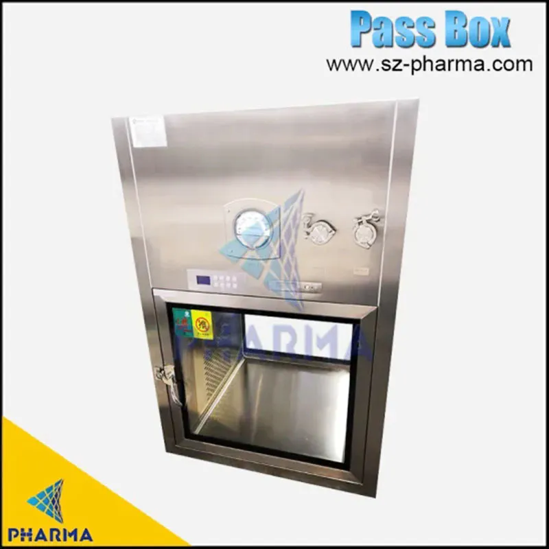 Stainless steel Clean room pass box / Clean room Pass Through Box with laminar flow