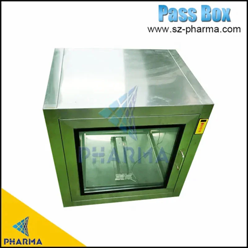 304 stainless steel Electronic Chain Pass Box UV Light Transfer Windows