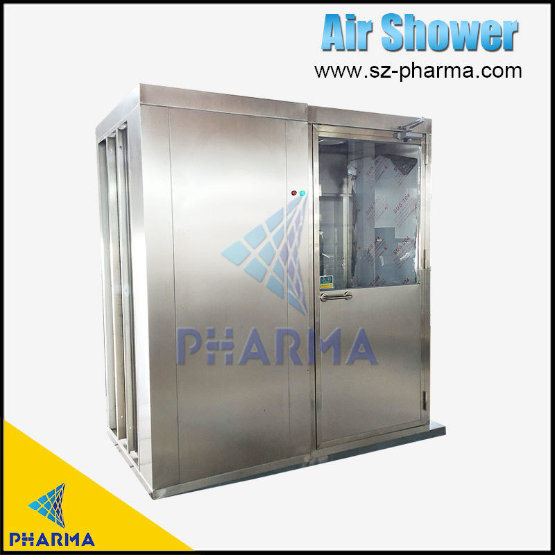GMP cleanroom ISO5 air shower with fingerprint lock