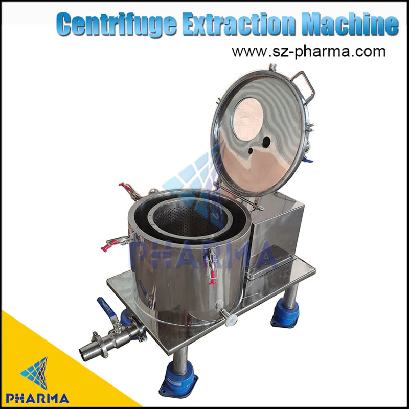 CBD Oil Low Temperature Centrifuge Extraction Machine With Basket