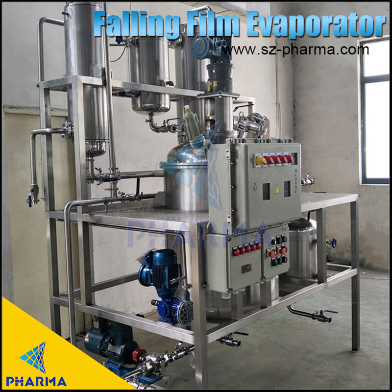 SUS 304 Falling Film Solvent Evaporator