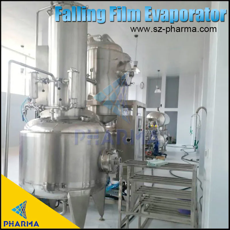 Stainless Steel Small Ethanol Triple Effect Falling Film Evaporator for CBD
