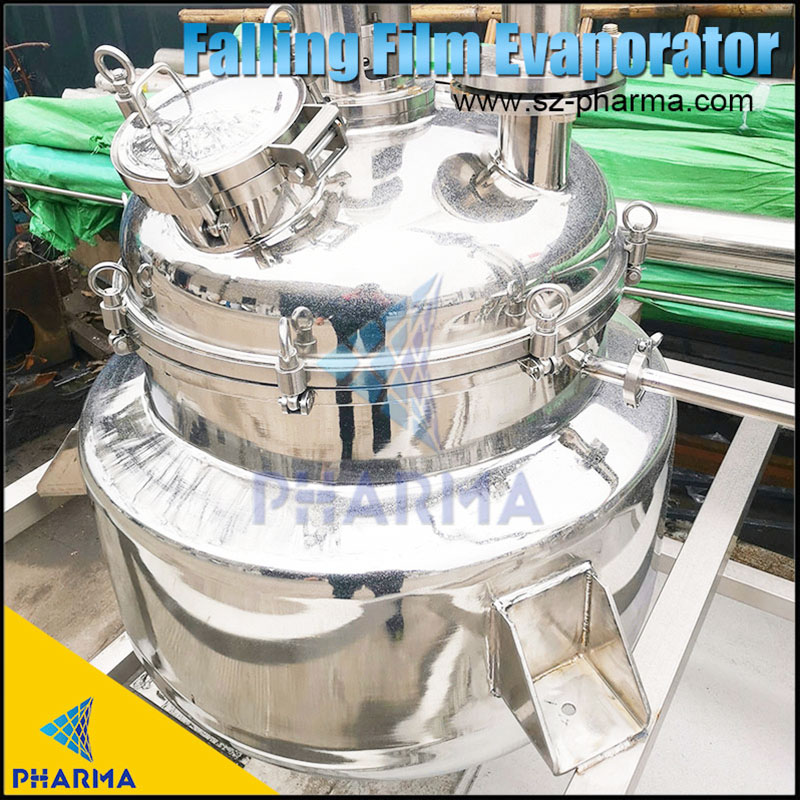 Lab Mini Ethanol Solvent Extraction Equipment,Double Effect Falling Film Evaporator