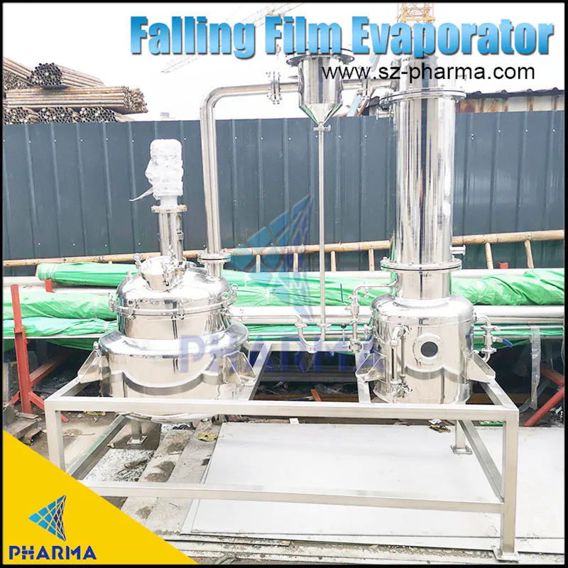 Lab Mini Ethanol Solvent Extraction Equipment,Double Effect Falling Film Evaporator