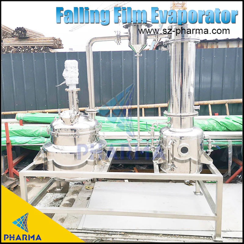 High Speed Fall Film CBD Oil Distillation Evaporator