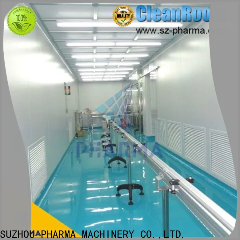 newly clean room class 6 120 ISO5-ISO8 Cleanroom in different color for cosmetic factory