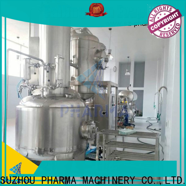 PHARMA Ethanol Recovery Evaporator vacuum evaporator wholesale for cosmetic factory
