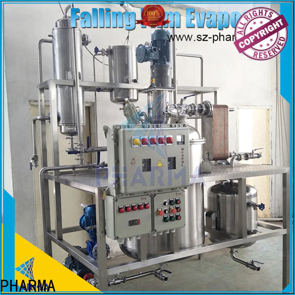 PHARMA Ethanol Recovery Evaporator rotary vacuum evaporator owner for cosmetic factory