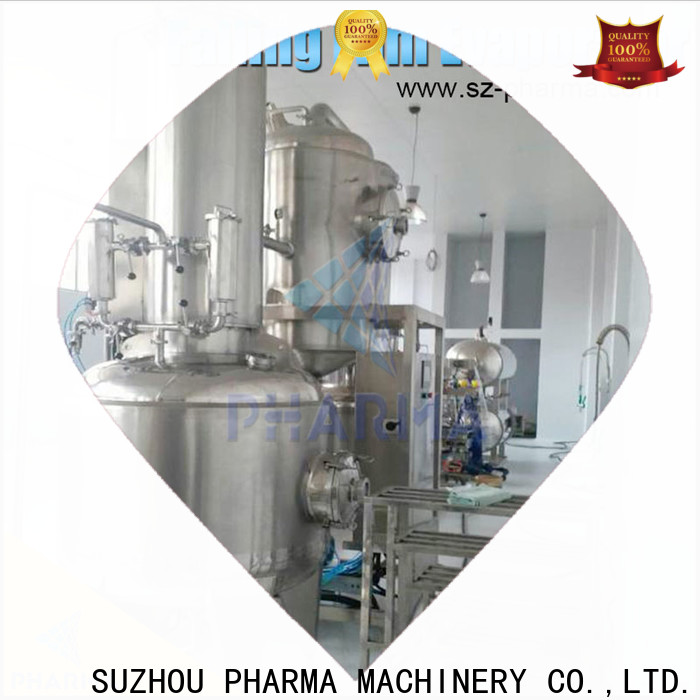 PHARMA Ethanol Recovery Evaporator vaccum evaporator owner for electronics factory