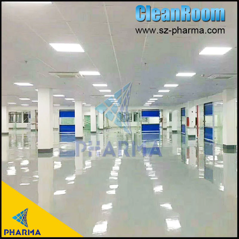 ISO Standard Class 100 Modular Cleanroom Construction with HVAC system