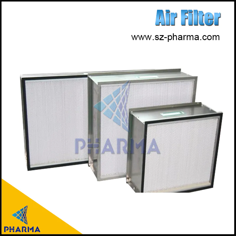 product-PHARMA-Metal Frame Deep Pleat HEPA Air Filter-img
