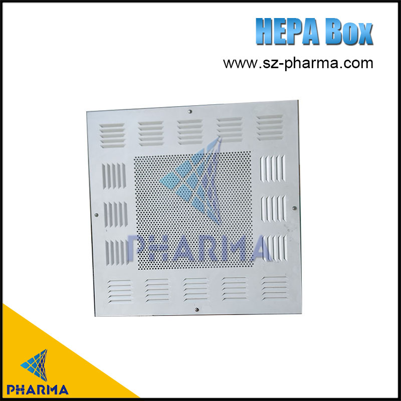 Industrial HEPA Filter Box Cleanroom Ceiling HEPA Box