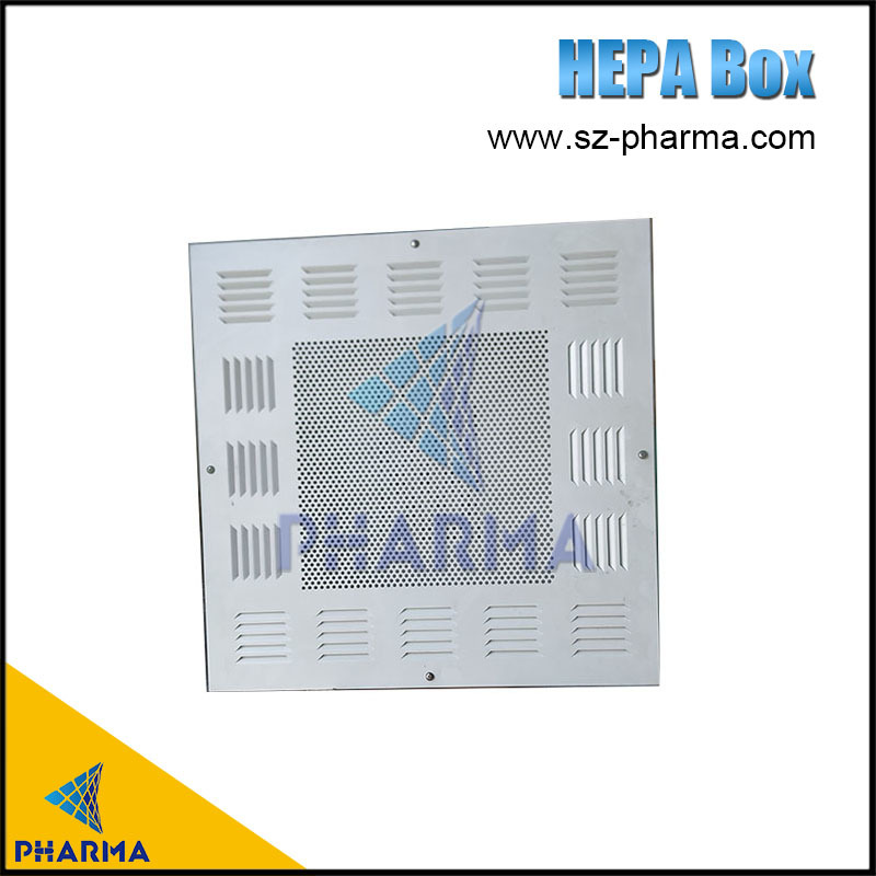 Cleanroom Electronics Hepa Air Filter HEPA Box with Air Diffuser plate