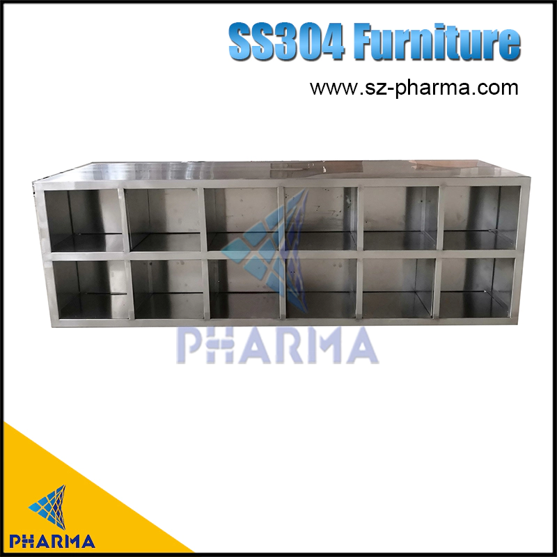 Stainless steel furniture SS 304 desk for air clean room