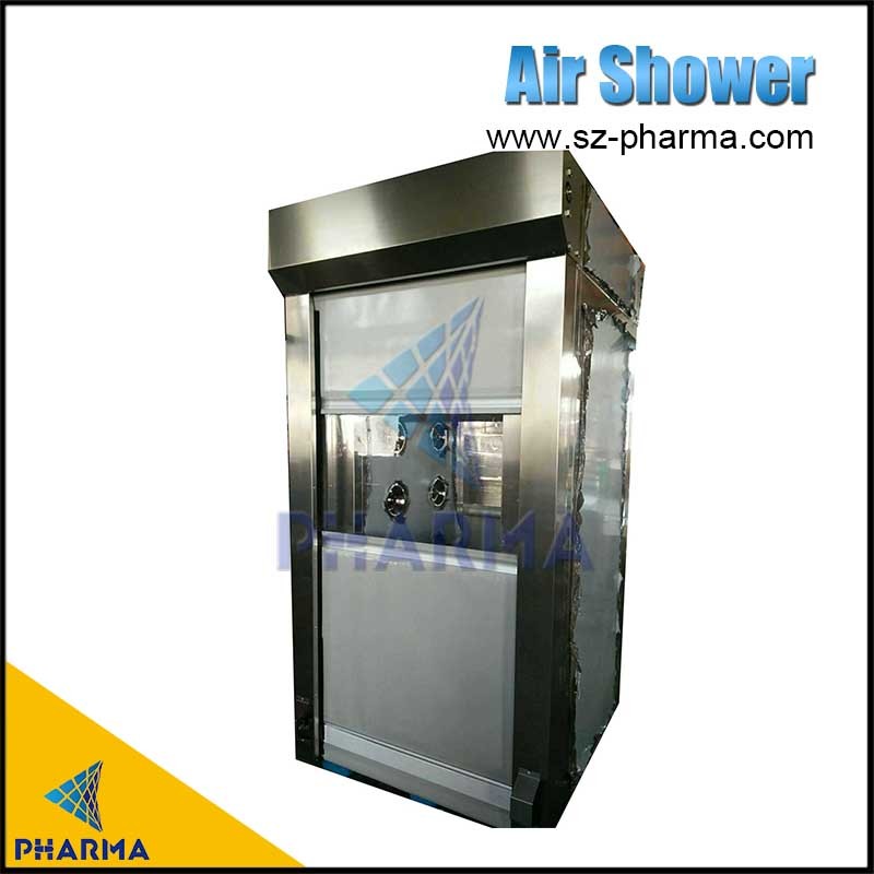 Air shower double side blowing for single person