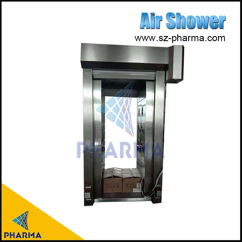 Electronical interlock air lock air shower