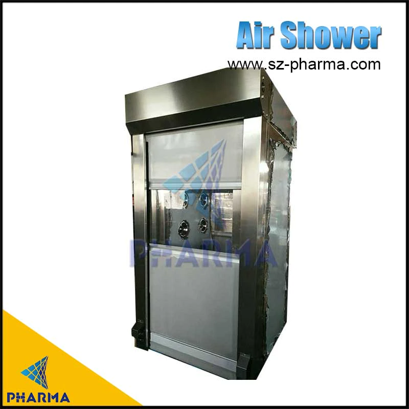 Modular clean room air shower personal air shower room Double Doors Interlock Air Shower for Cleanroom