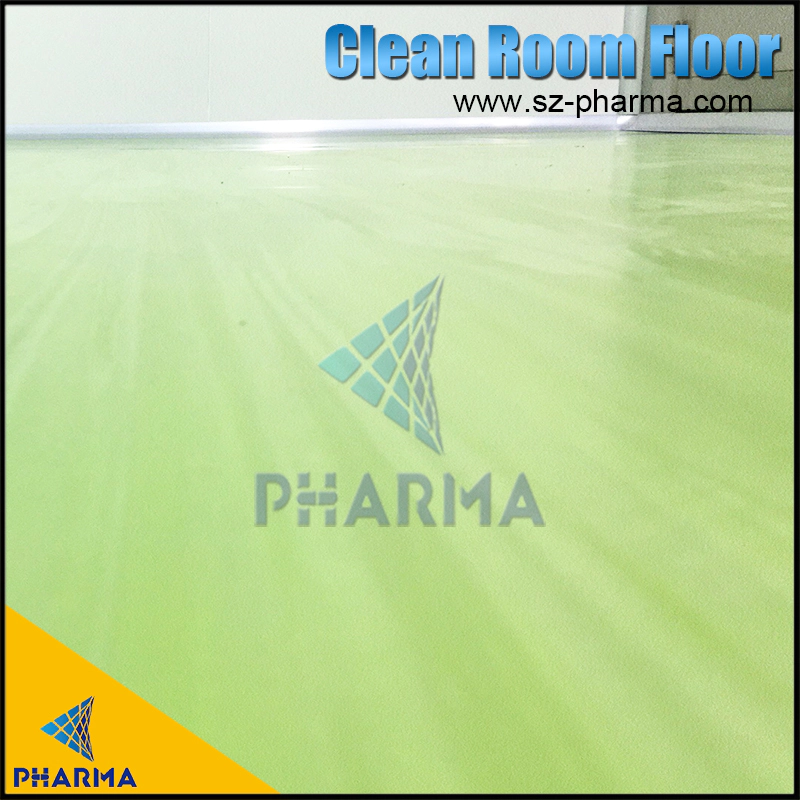 Laboratory use PVC floor blue color