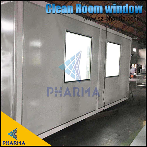 product-PHARMA-High Quality GMP Standard Metal Double Glazed Clear Window Food clean room Window Dou