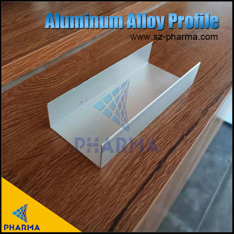Clean room panel accessory Aluminum profile