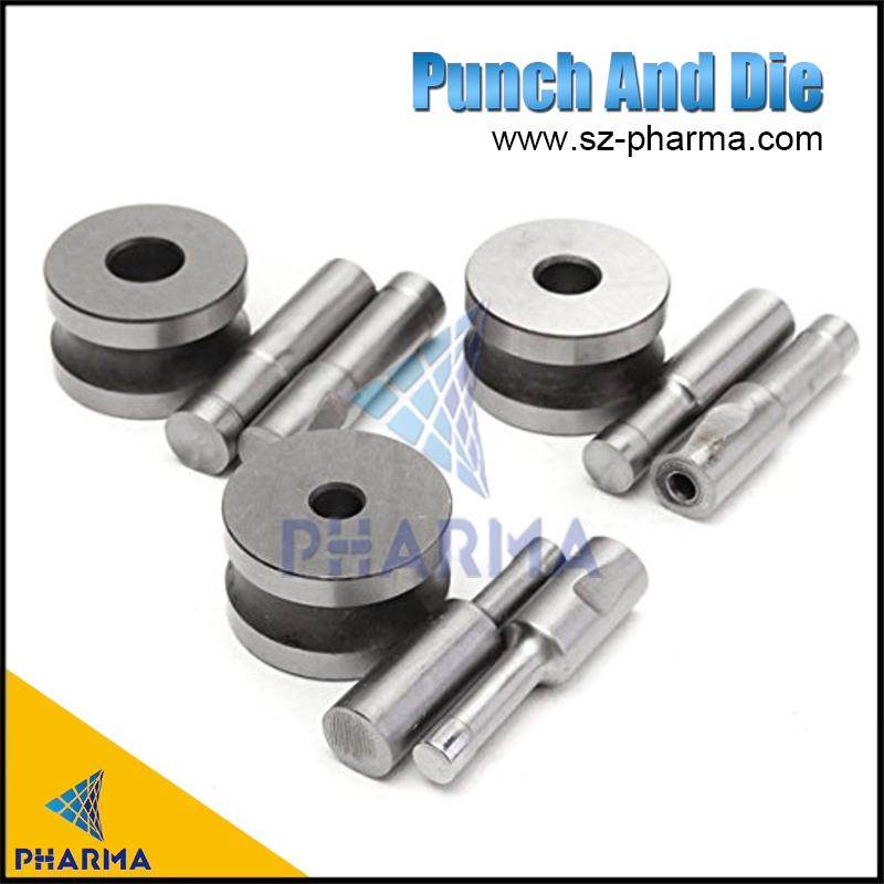 ZP rotary tablet press mould / 8MM round plane lettering die / manual pharmaceutical