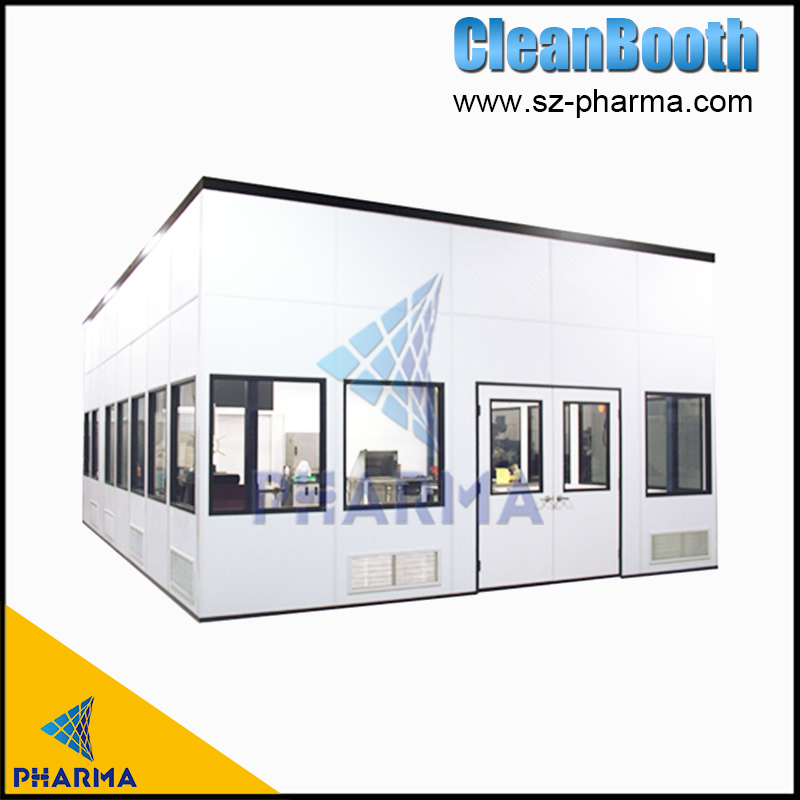 product-Dust Free Room Portable Clean Booth,Modular Cleanroom With PVC Curtain-PHARMA-img-1