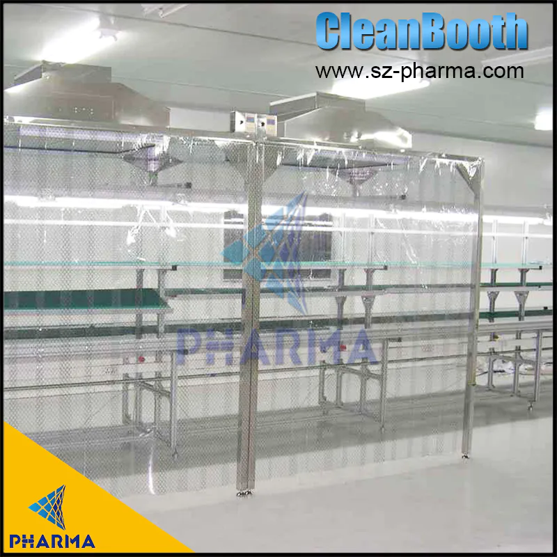 product-PHARMA-Dust Free Room Portable Clean Booth,Modular Cleanroom With PVC Curtain-img-1
