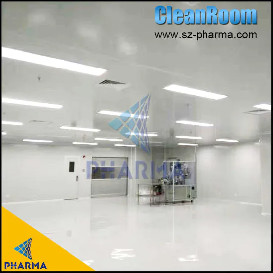 iso 7 Modular hard-wall Pharmaceutical GMP Cleanroom with HVAC system