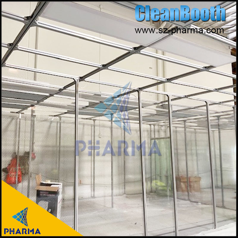 Movable Clean Room Plastic Curtains With Stainless Steel Frame