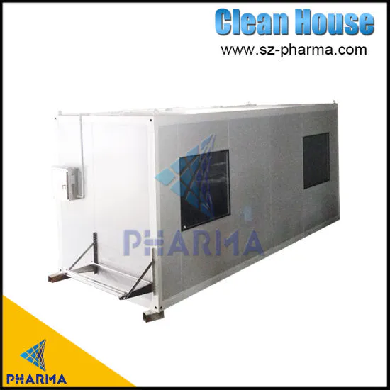 air shower modular clean room Horizontal laminar flow cleanroom