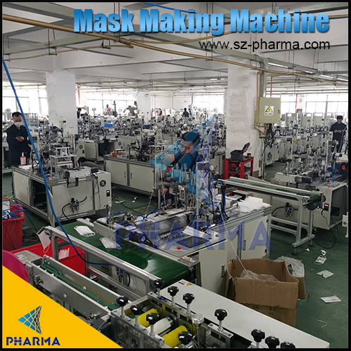 PHARMA mask making machine supply for pharmaceutical