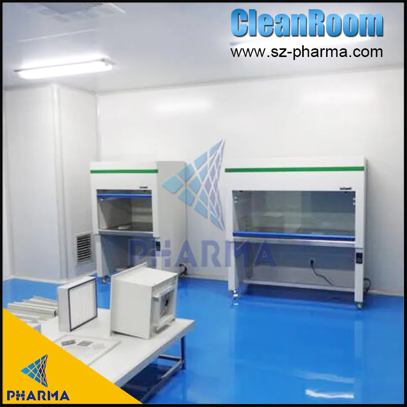 50 square meters cleanroom with pass box