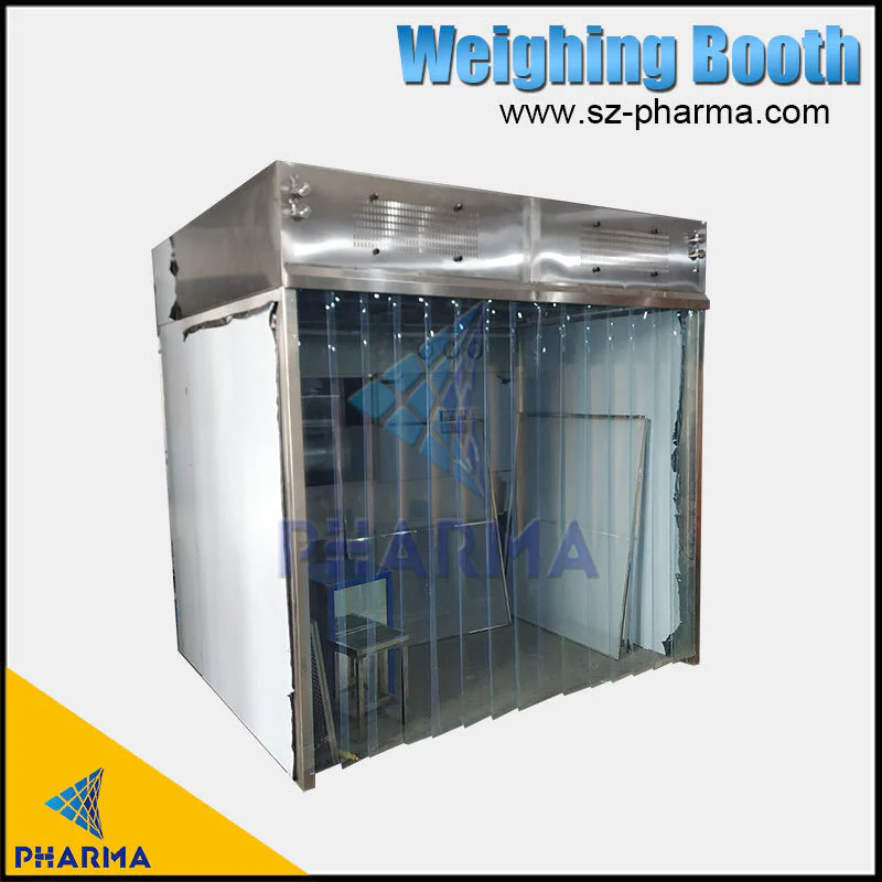 soft PVC wall glass wall Negative pressure laminar flow hood for weighting pharmaceutical powder