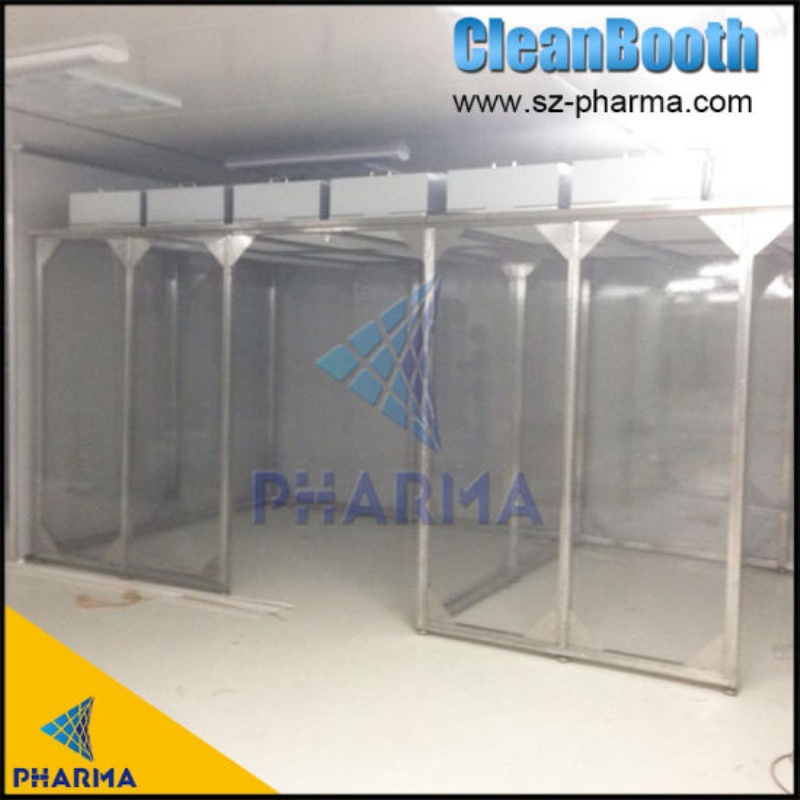 Movable Clean Room Plastic Curtains With Stainless Steel Frame