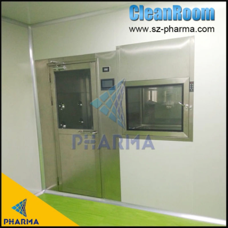 Electronic Industry Clean Booth With HEPA Fan Filter Unit / Clean Booth With Pass Box