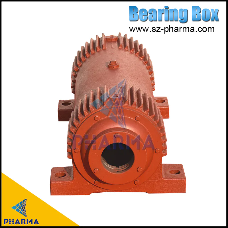 Horizontal water-cooled oil-cooled bearing box bearing pedestal customized fan parts cast iron bearing box