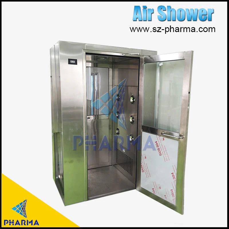 Top Blowing Double Door Clean Room Mechanical Interlock Air Shower
