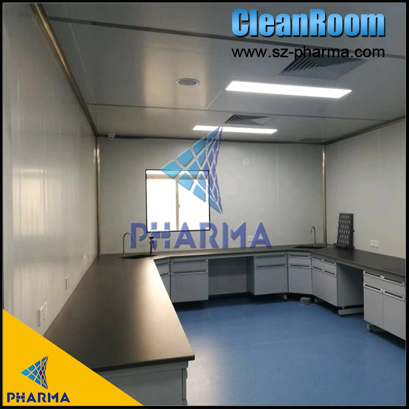 A Sterile Clean Room For The Packaging Of Saline Solution