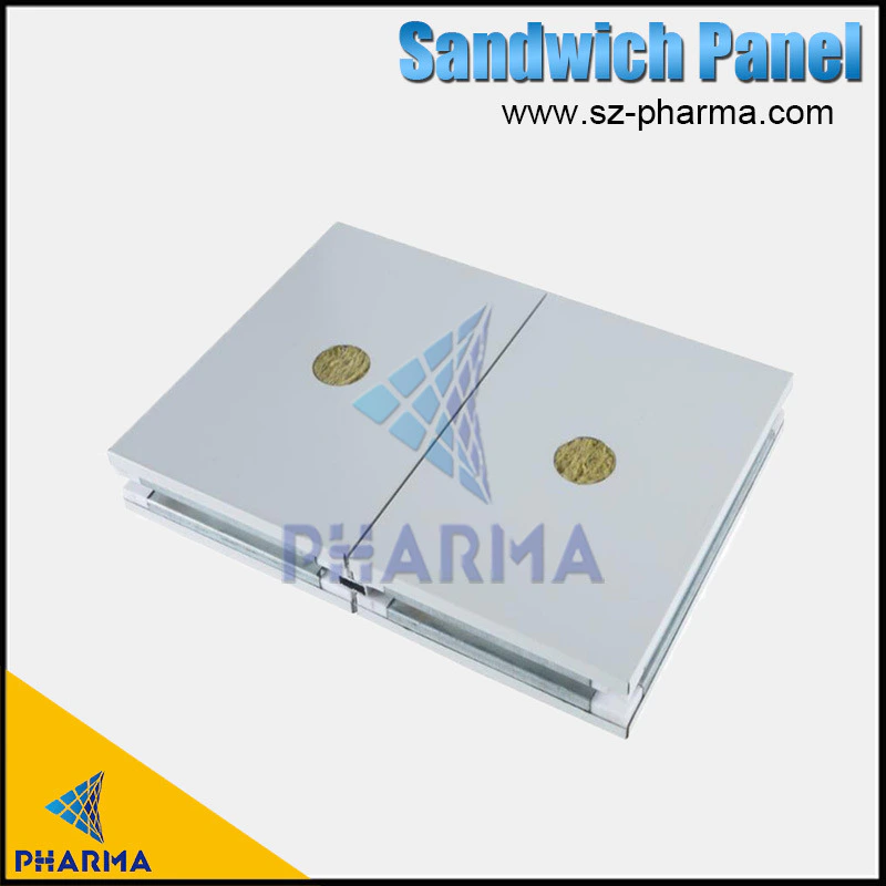 100mm Color Coated Steel glass magnesium Sandwich Panel