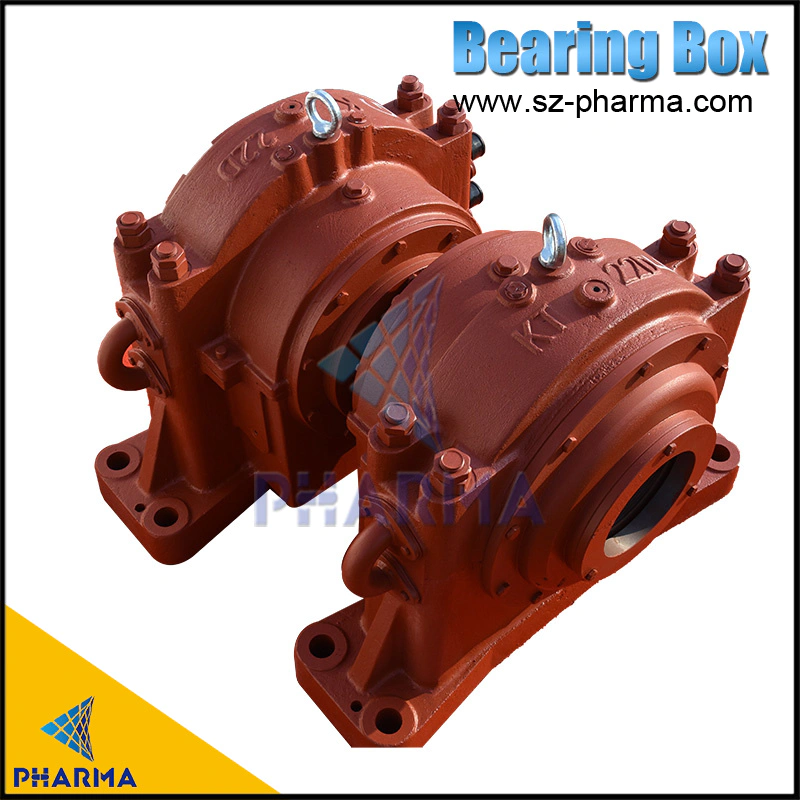 Horizontal water cooled oil cooled bearing housing