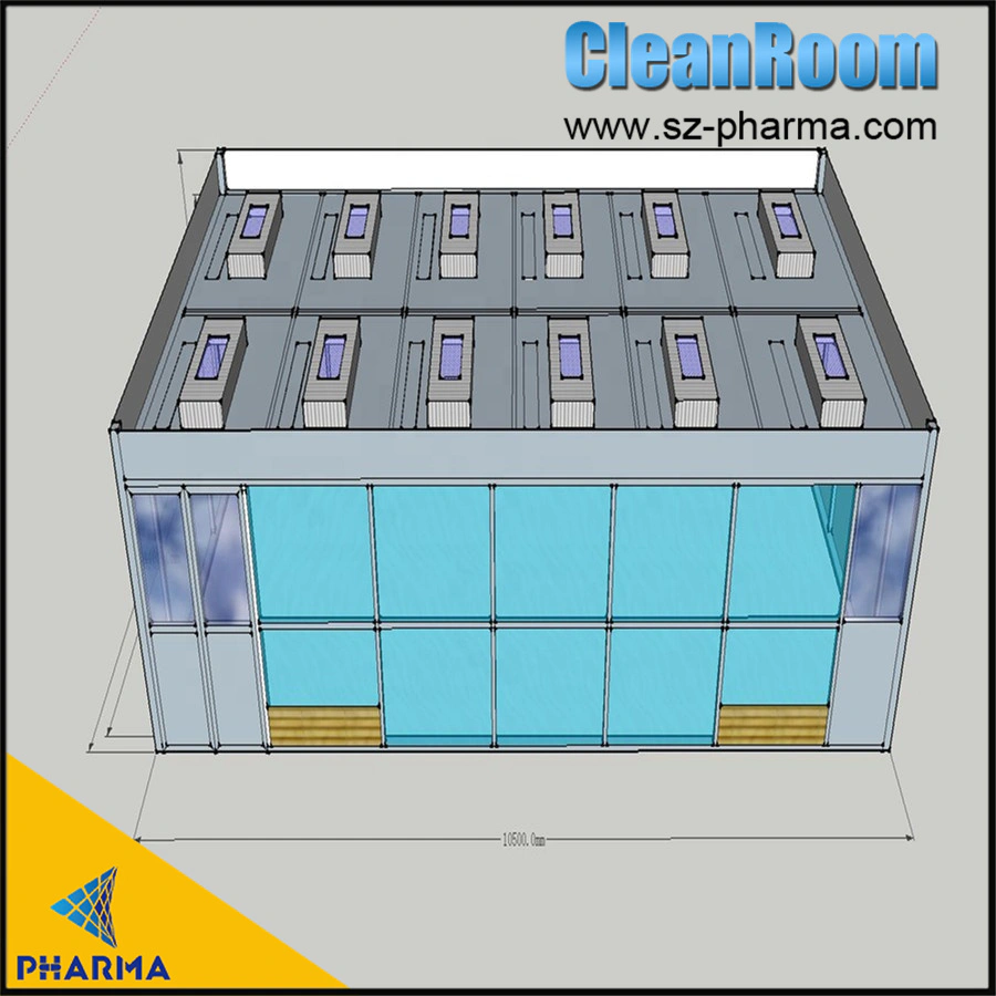 Honeycomb+Glass Magnesium Clean Booth