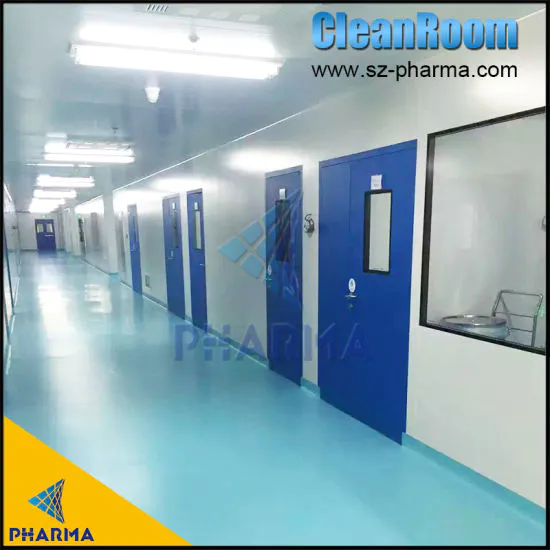 controlled environment for a pharmacy cleanroom